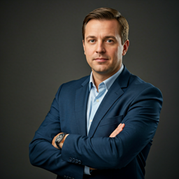 Profile portrait of a results-driven professional
